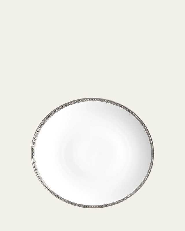 Soie Tressee Platinum Charger